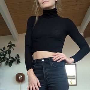 Reformation Black Women's Turtleneck
